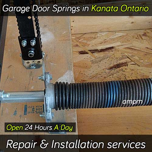 Garage door spring repair services in Kanata Ontario